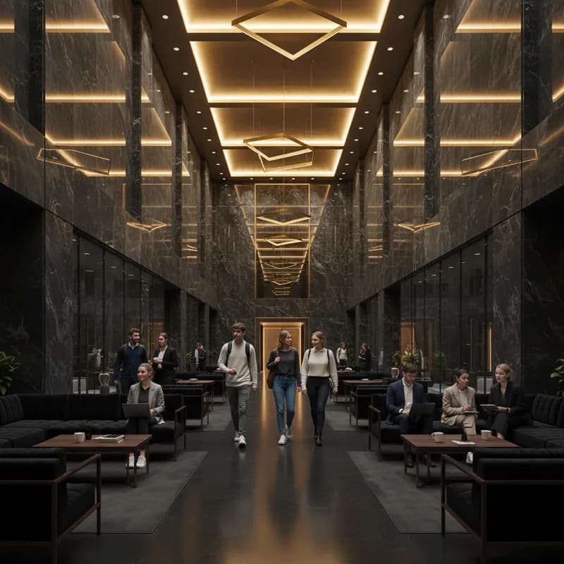 Intérieur du campus ABSYS