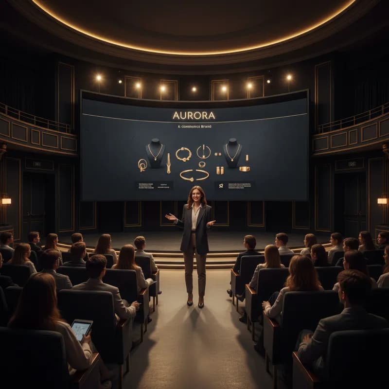 Étudiant ABSYS en présentation